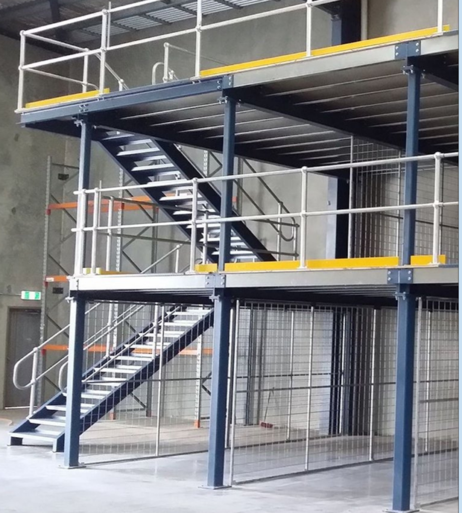 What are the characteristics of a mezzanine floor?